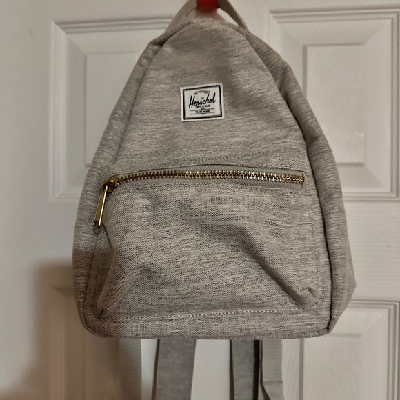 Herschel Nova Mini Backpack, Light Gray Crosshatch - Picture 1 of 4